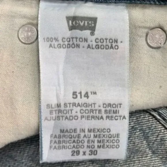 Tiny vintage man’s 514 Levi’s mom jeans - Picture 3 of 9